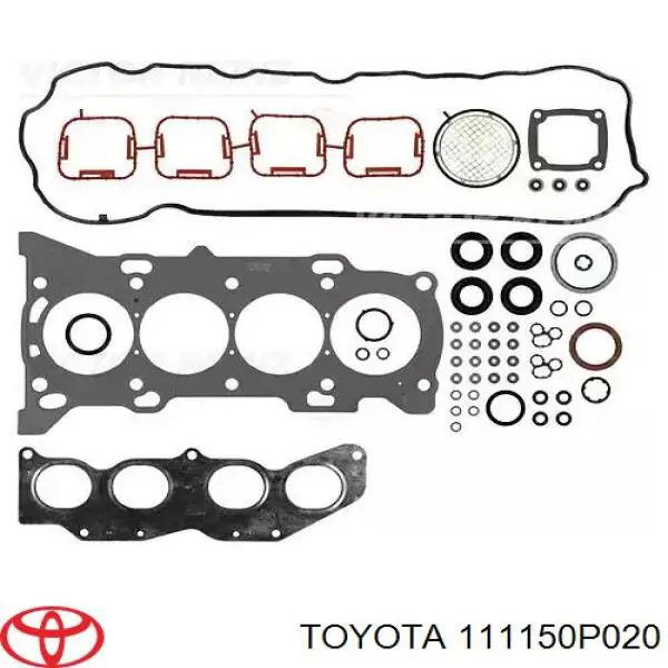 111150P020 Toyota Прокладка головки блоку циліндрів (ГБЦ), права