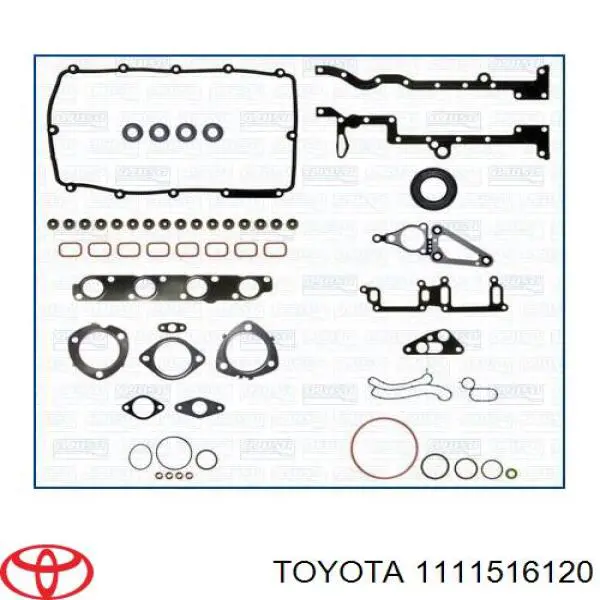 1111516120 Toyota прокладка головки блока циліндрів (гбц)