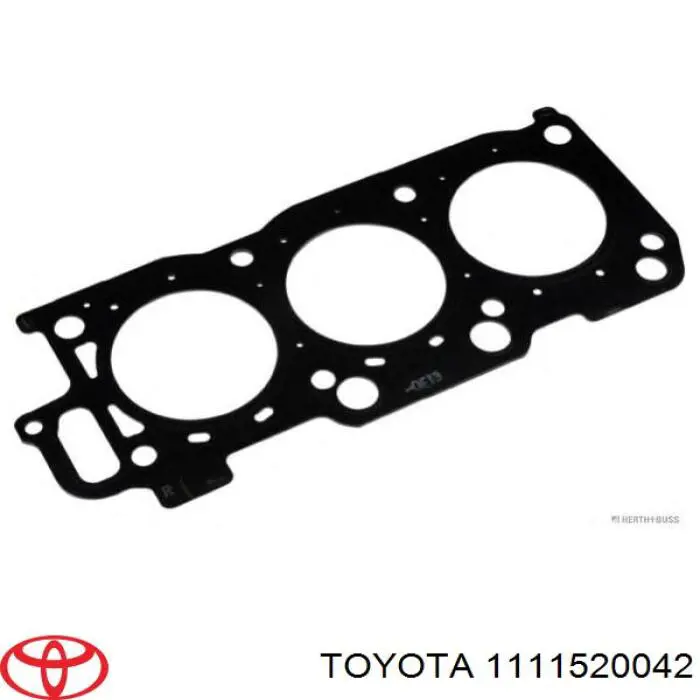 1111520040 Toyota прокладка головки блока циліндрів (гбц, права)