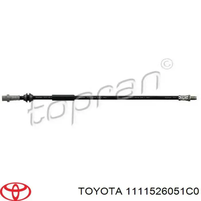 1111526051C0 Toyota прокладка головки блока циліндрів (гбц)