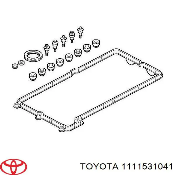 Прокладка головки блока циліндрів (ГБЦ), права Toyota 1111531041 ціна, від 32.91 USD