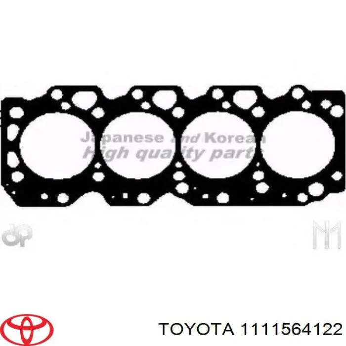 1111564122 Toyota прокладка головки блока циліндрів (гбц)