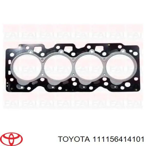 111156414101 Toyota прокладка головки блока циліндрів (гбц)