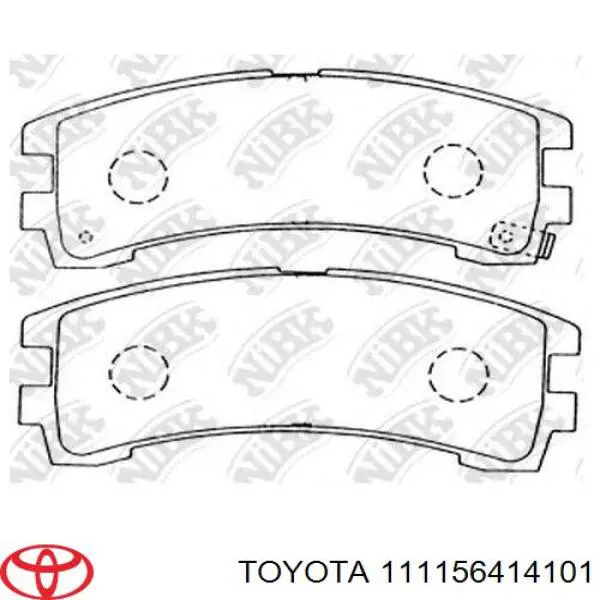 Прокладка ГБЦ Toyota 111156414101 ціна, від 30.82 USD