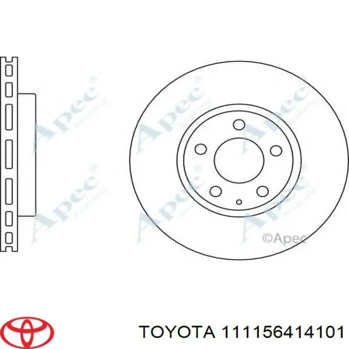 Купити 111156414101 Toyota Прокладка ГБЦ