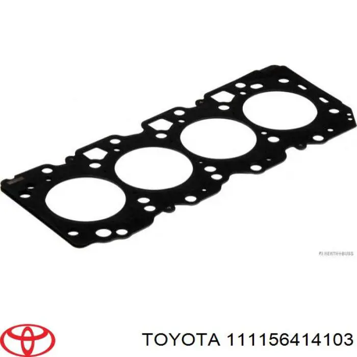 111156414103 Toyota прокладка головки блока циліндрів (гбц)