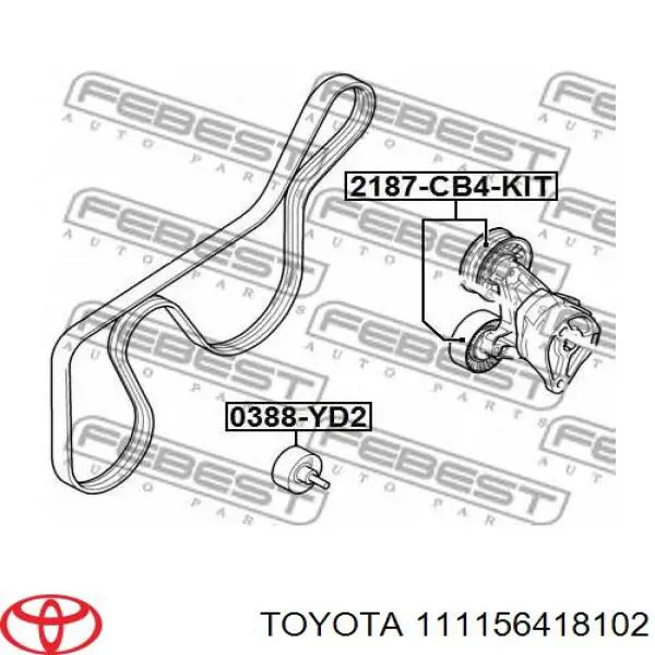 Прокладка ГБЦ Toyota 111156420002 ціна, від 39.76 USD