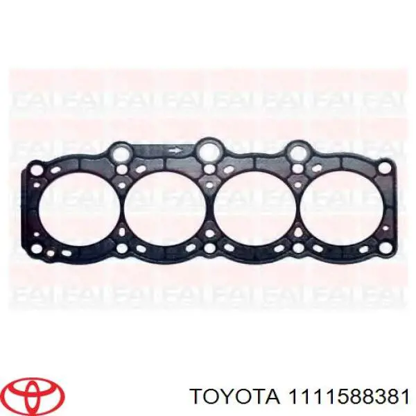 1111588381 Toyota прокладка головки блока циліндрів (гбц)