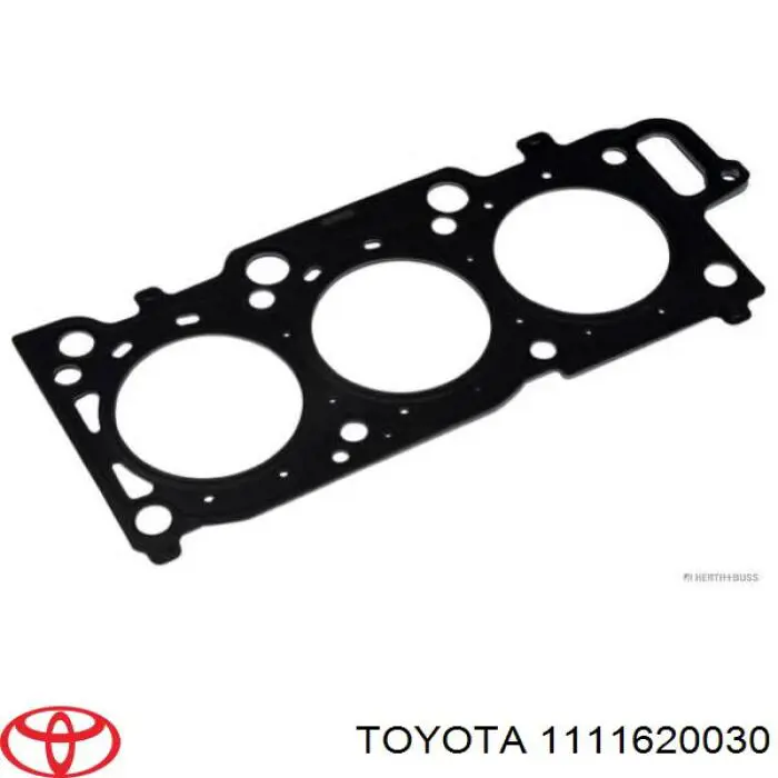 1111620020 Toyota прокладка головки блока циліндрів (гбц, ліва)