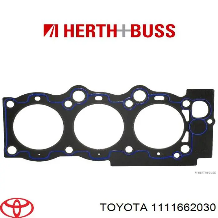 Toyota прокладка головки блока циліндрів (гбц, права)