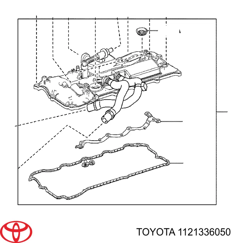 Прокладка кришки горловини, маслозаливної Toyota 1121336050 ціна, від 10.74 USD