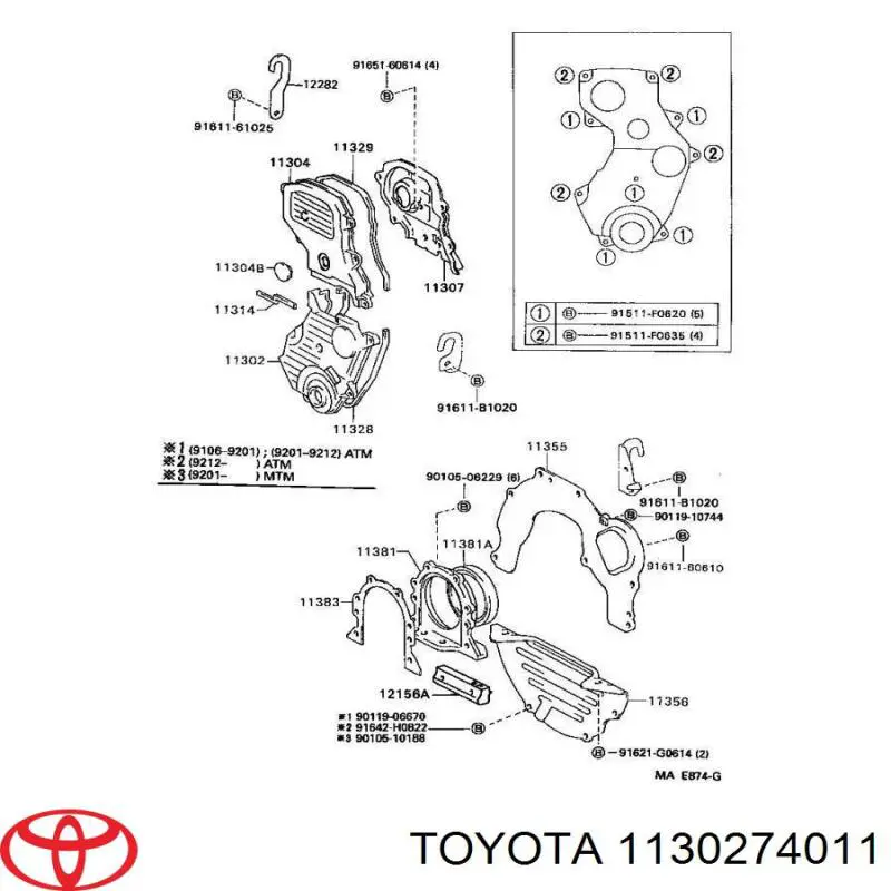 1130274011 Toyota 