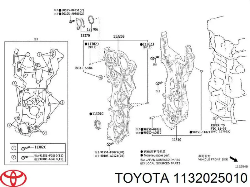  Toyota 1132025010 ціна, від 214.45 USD