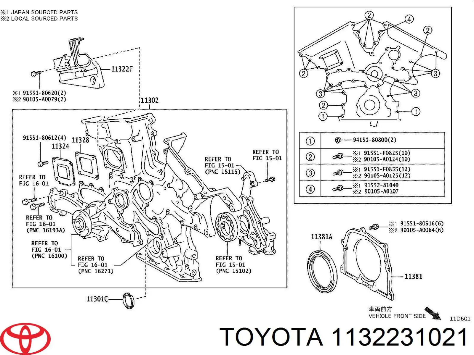 1132231021 Toyota 