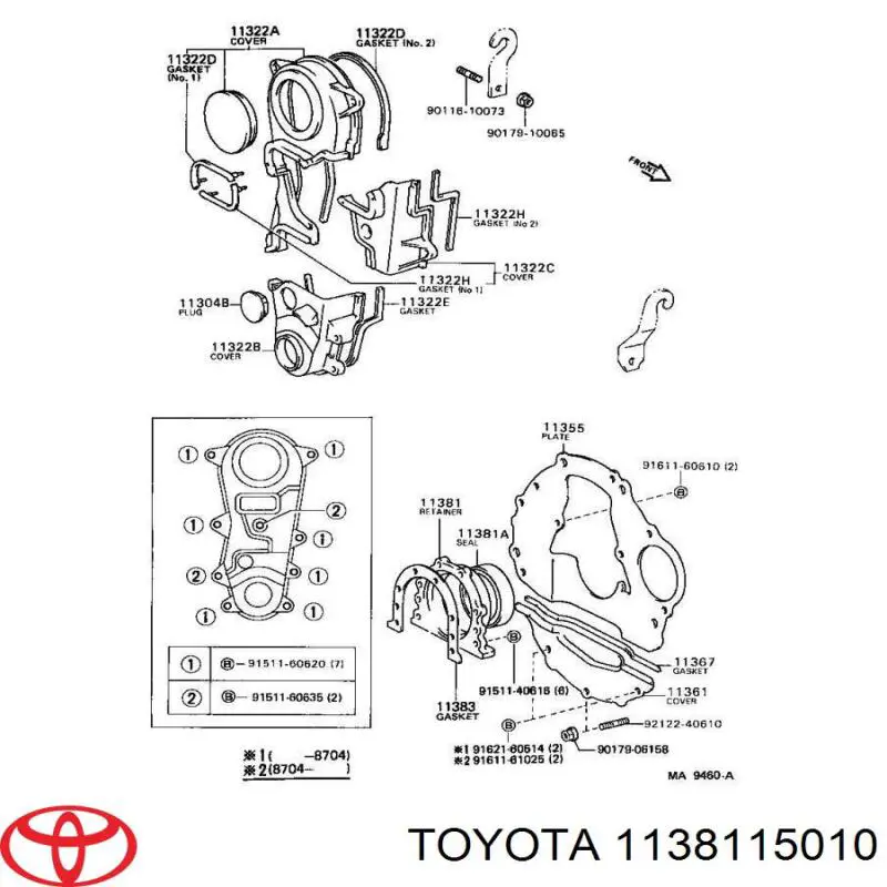  1138115010 Toyota