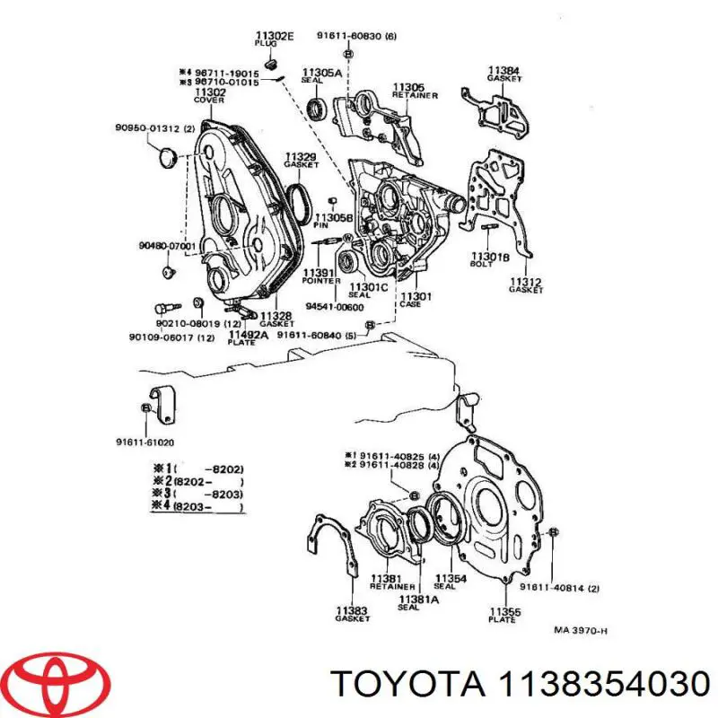  1138354030 Toyota