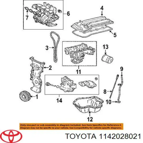  Toyota 1142028021 ціна, від 253.37 USD