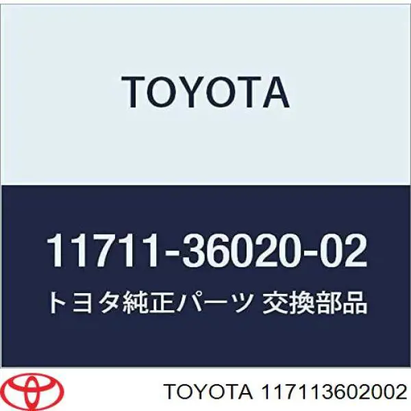 117113602002 Toyota 