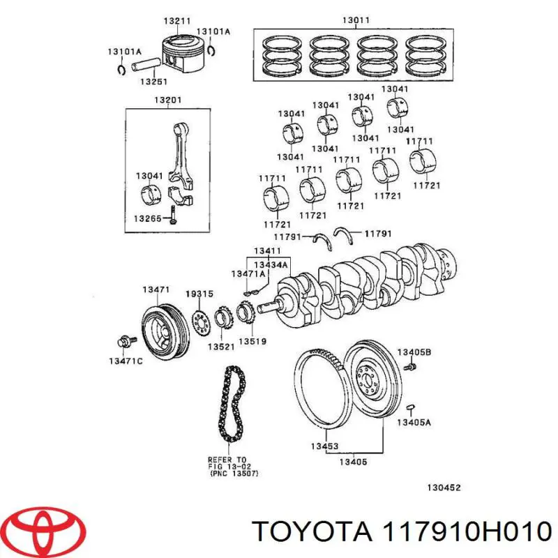  Toyota 117910H010 ціна, від 704.38 UAH