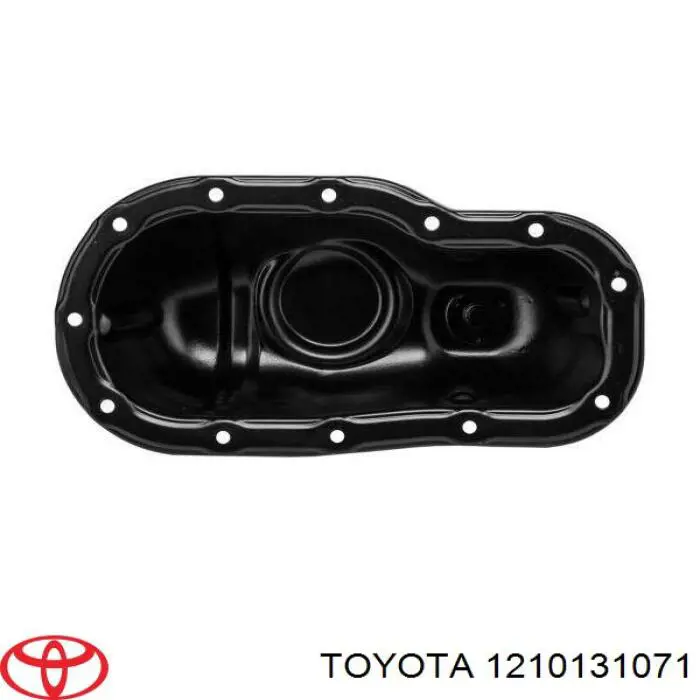 1210131071 Toyota піддон масляний картера двигуна, нижня частина