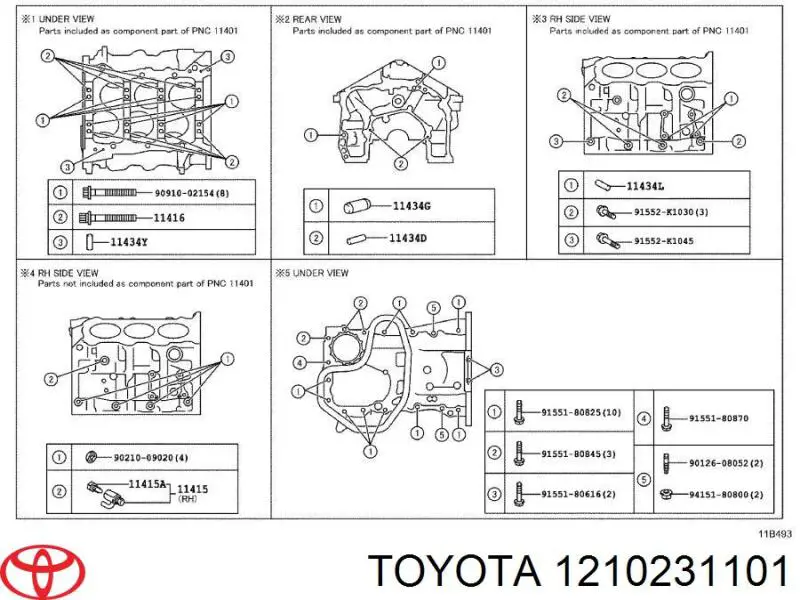  1210231101 Toyota