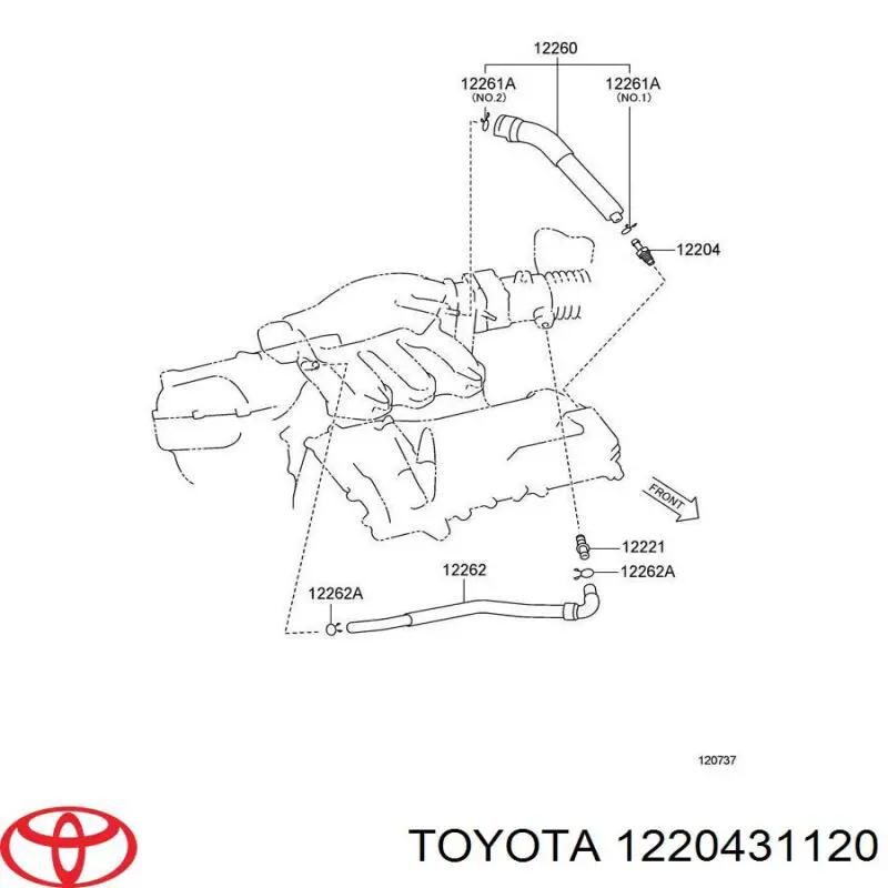 Купити 1220431120 Toyota 