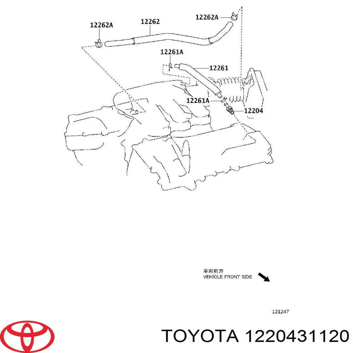  Toyota 1220431120 ціна, від 9.13 USD