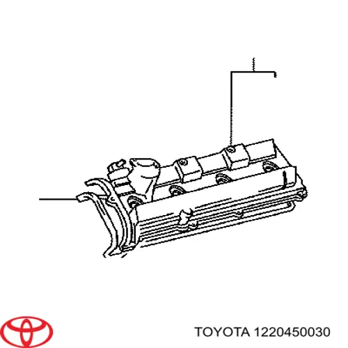 Клапан картерних газів Toyota 1220450030 ціна, від 17.61 USD