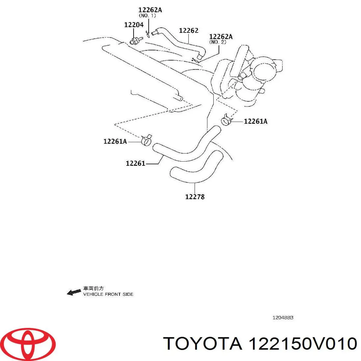 Купити 122150V010 Toyota 