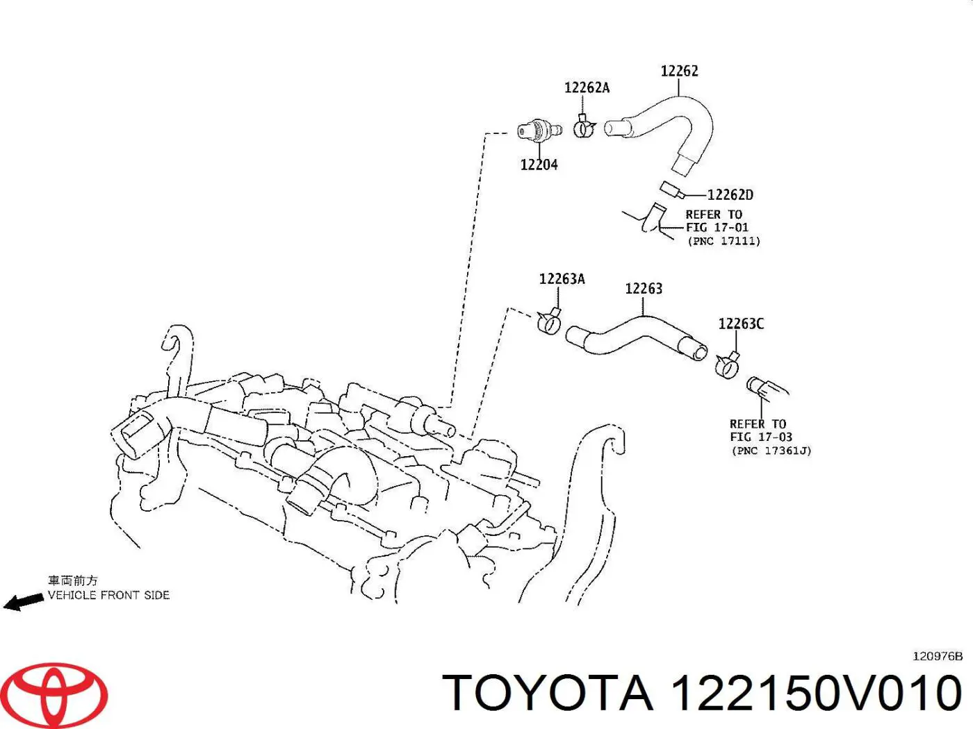 122150V010 Toyota 
