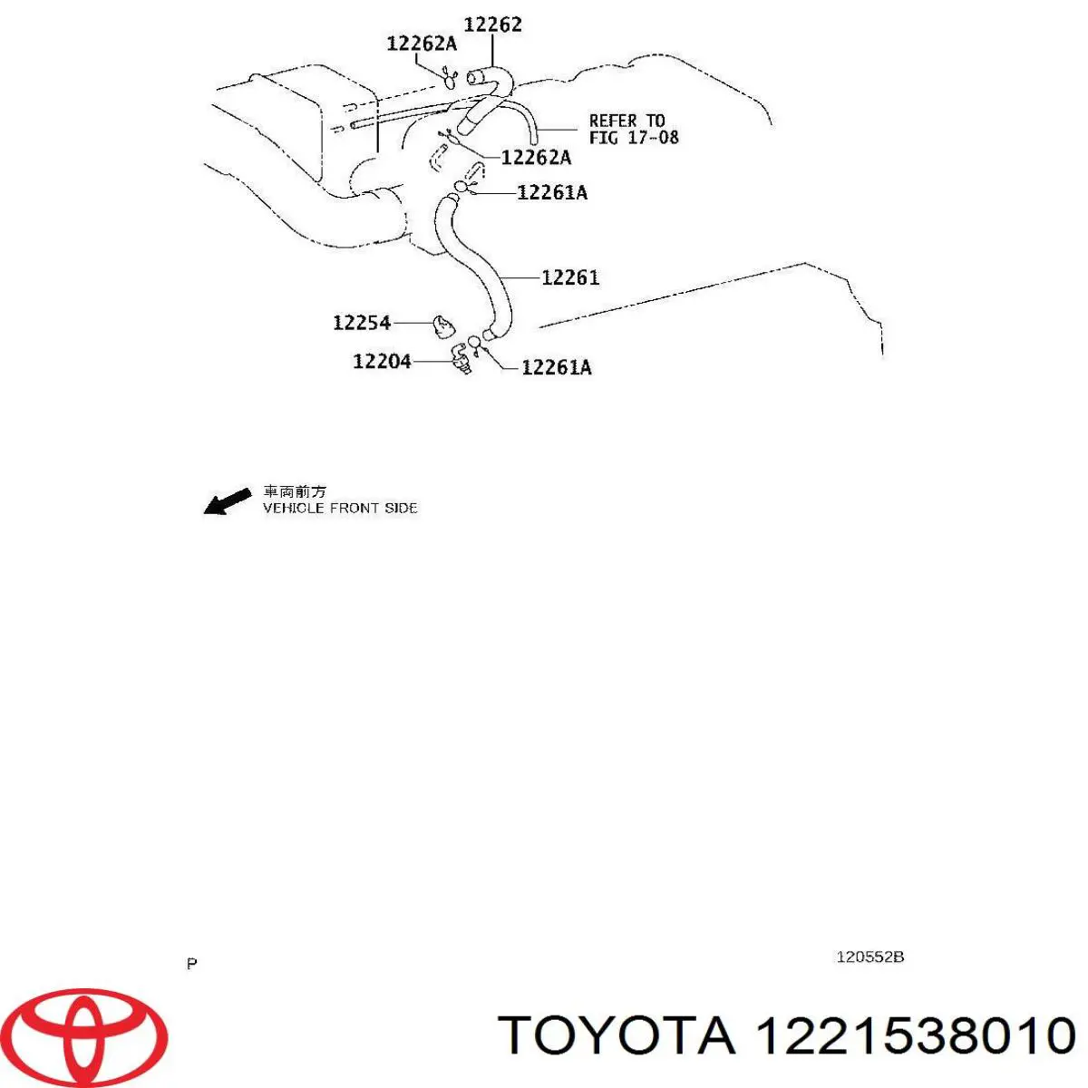  Toyota 1221538010 ціна, від 56.37 USD