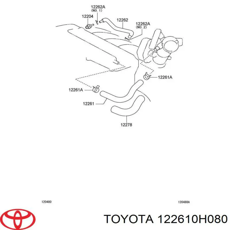  Toyota 122610H080 ціна, від 12.94 USD