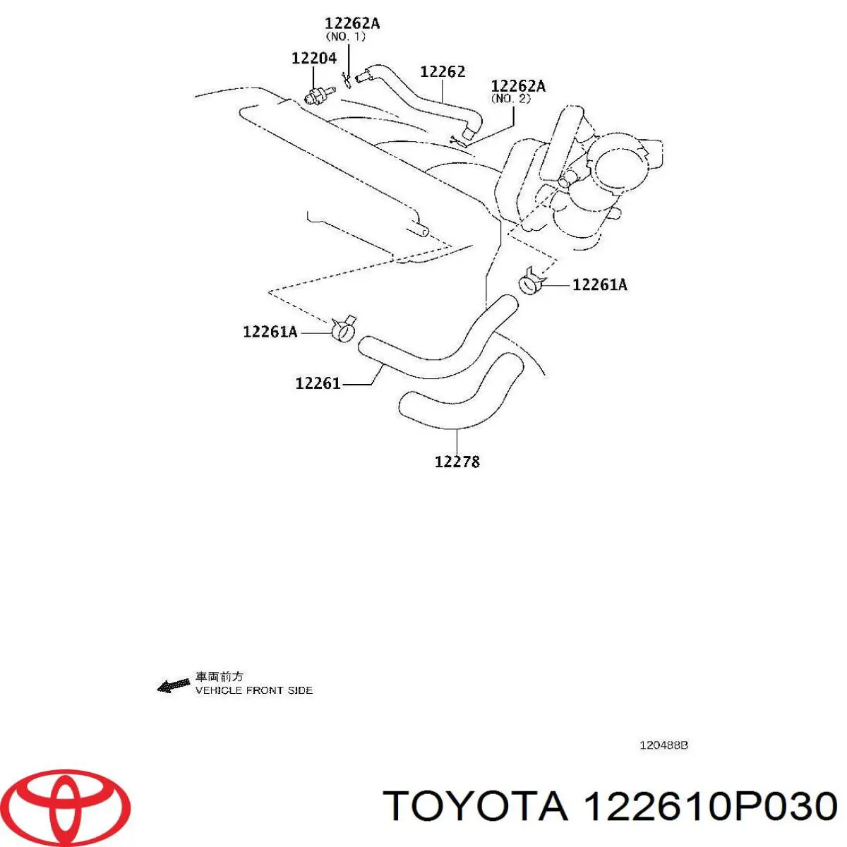  122610P030 Toyota