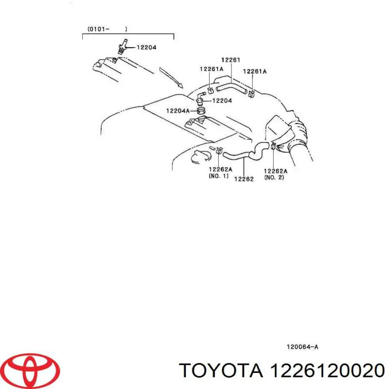  Toyota 1226120020 ціна, від 17.74 USD