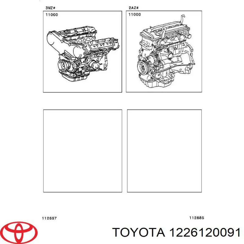 Трубка картера повітряна Toyota 1226120091 ціна, від 6.33 USD