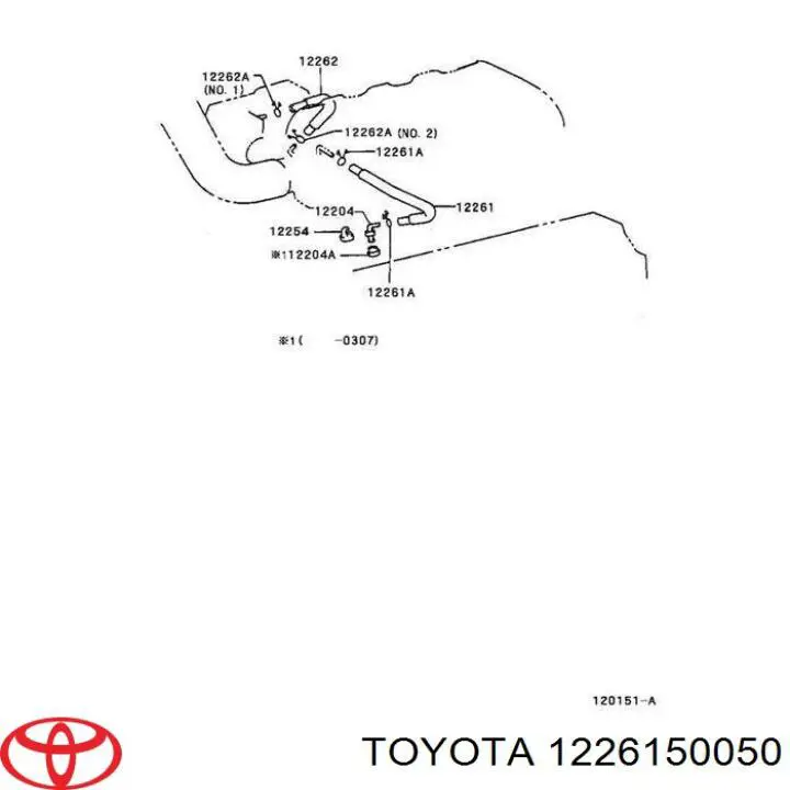 Трубка картера повітряна Lexus LX 470 позашляховик (UZJ100) (2002 - 2007) ціна, від 14.84 USD