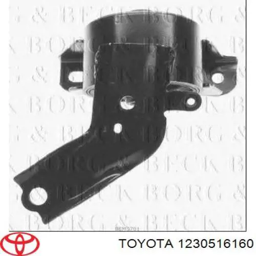 1230516160 Toyota подушка (опора двигуна, права)
