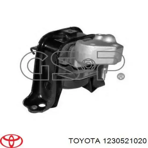 1230521020 Toyota Права подушка мотора