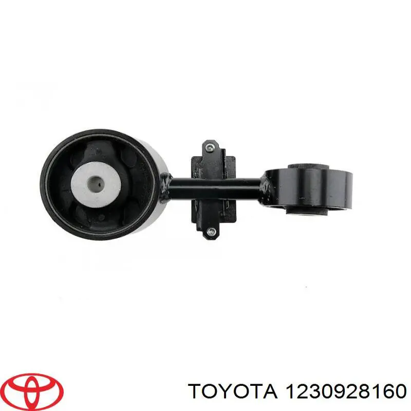 Подушка (опора) двигуна, права верхня 1230928160 Toyota