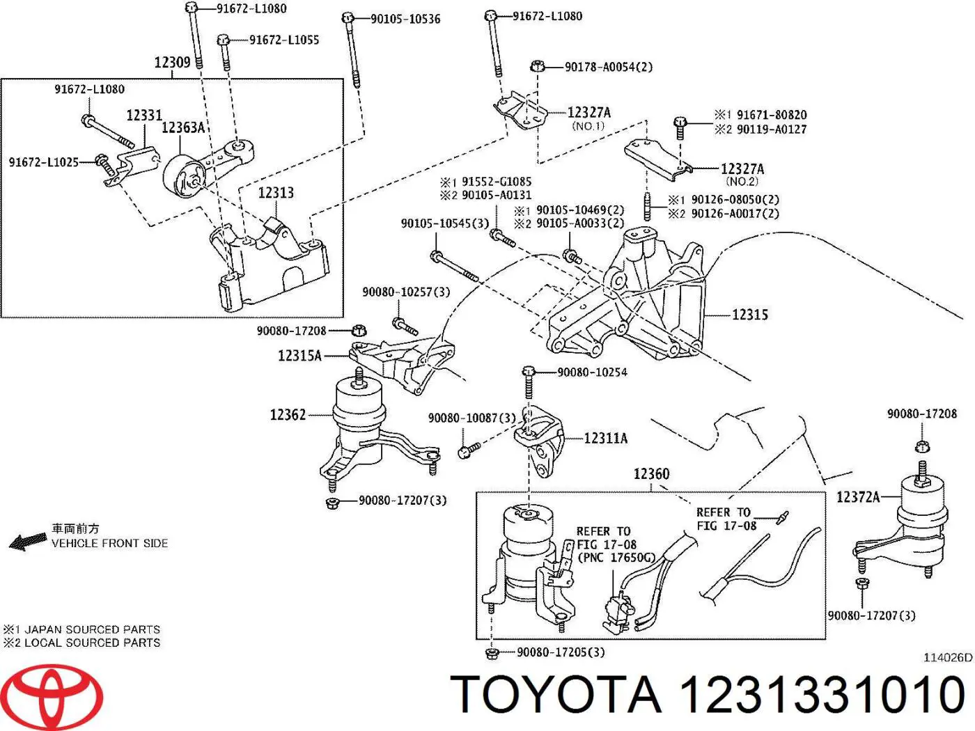 1231331010 Toyota 