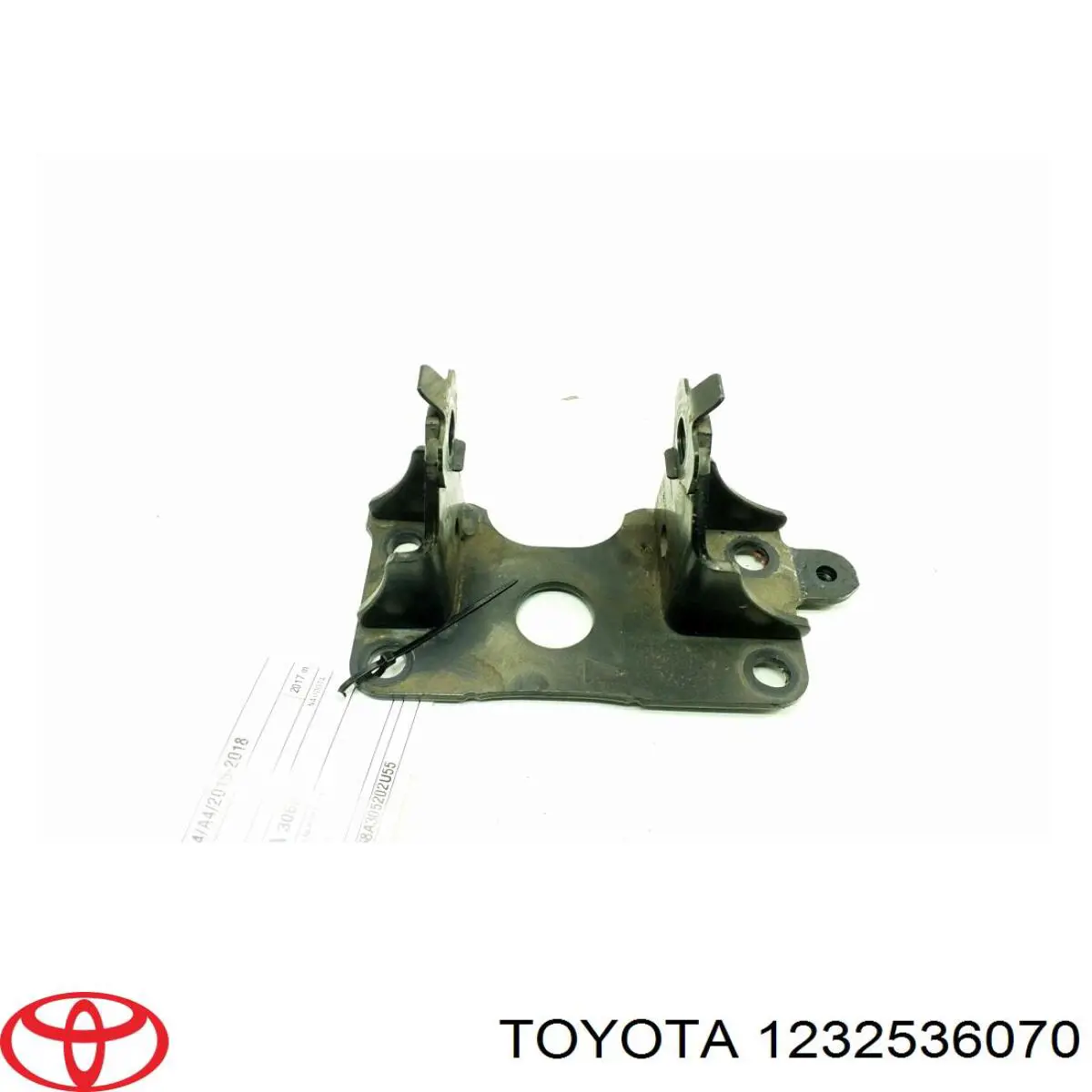1232536070 Toyota Кронштейн подушки (опори) двигуна, лівої