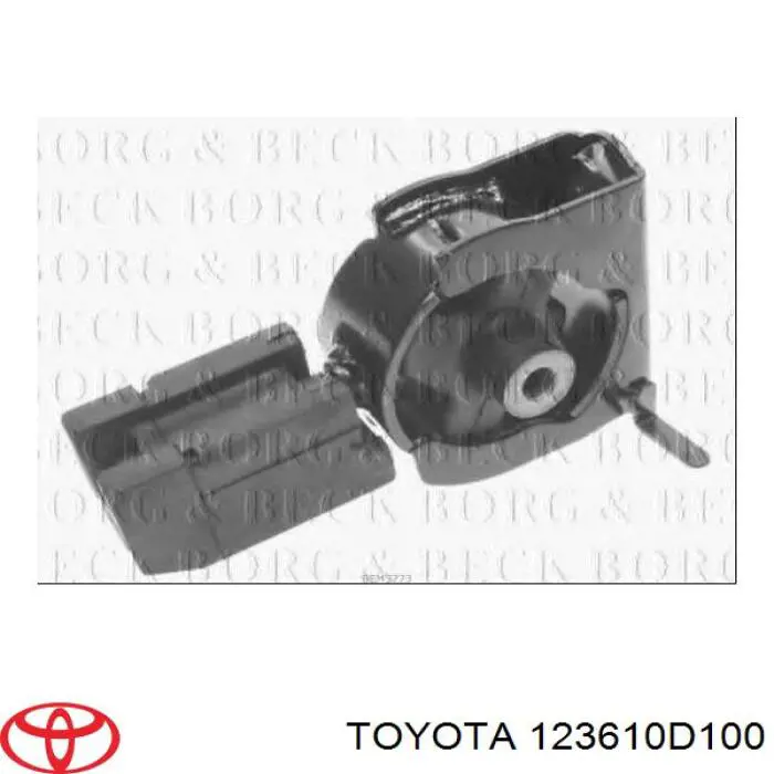 Подушка (опора) двигуна, передня 123610D100 Toyota