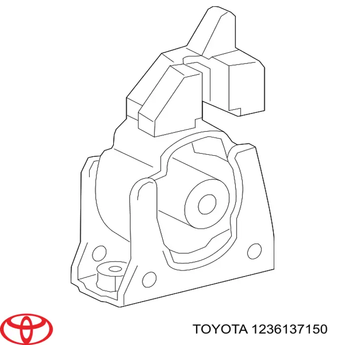 Подушка (опора) двигуна, передня Toyota 1236137150 ціна, від 50.68 USD