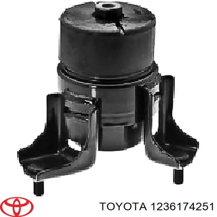 1236174252 Toyota подушка (опора двигуна, передня)