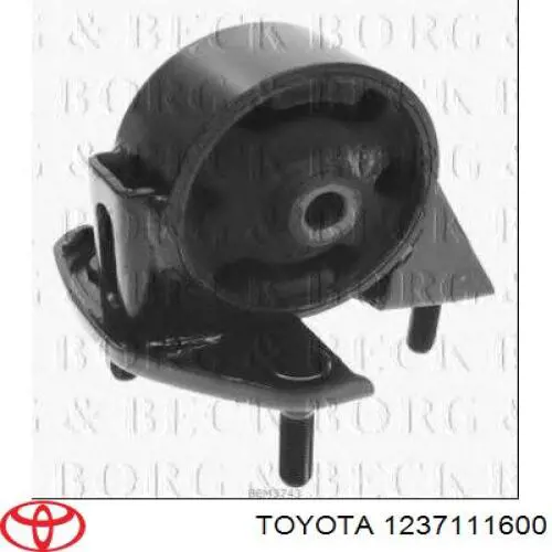 1237111600 Toyota подушка (опора двигуна, задня)