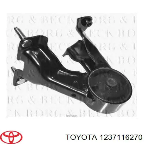 1237116270 Toyota подушка (опора двигуна, задня)