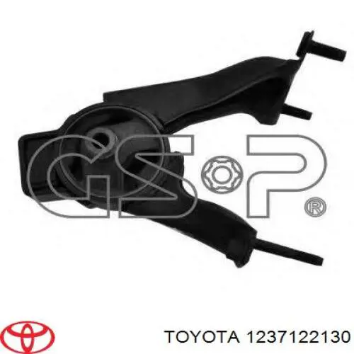 1237122130 Toyota подушка (опора двигуна, задня)