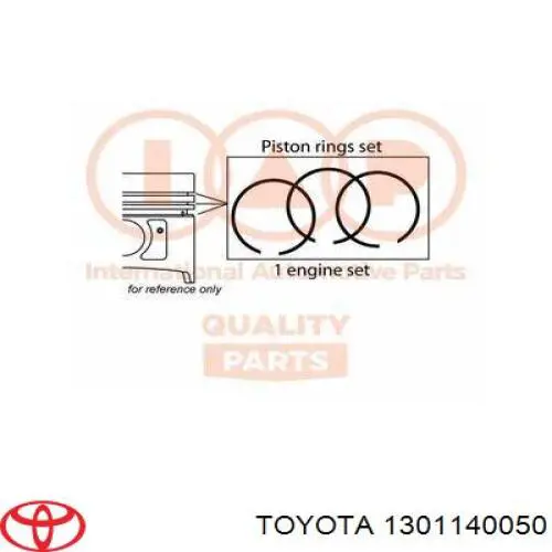 1301140030 Toyota кільця поршневі комплект на мотор, std.