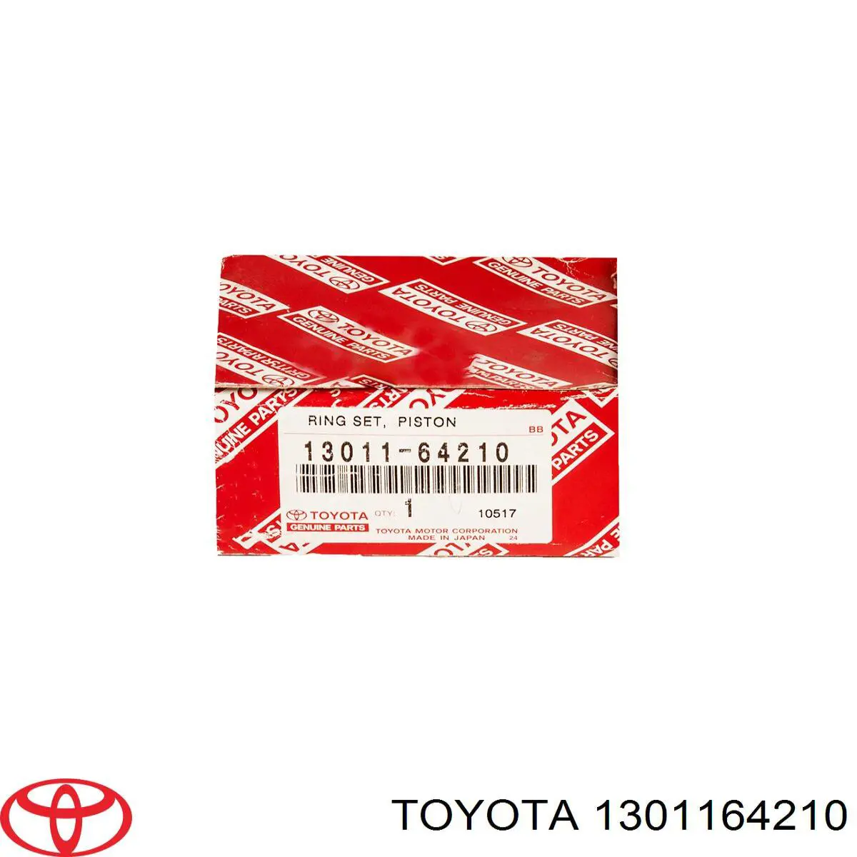Кільця поршневі комплект на мотор, STD. Toyota 1301164210 ціна, від 58.28 USD