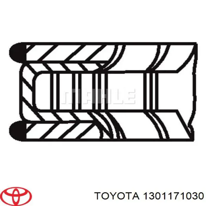1301171030 Toyota Поршні і шатуни
